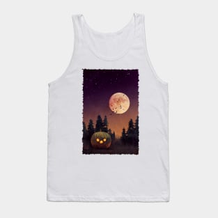 Halloween - Night Of Moon And Pumpkin Tank Top